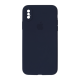 Чохол Silicone Case Full Camera Protective iPhone X(XS) dark blue PLS-00-00157616