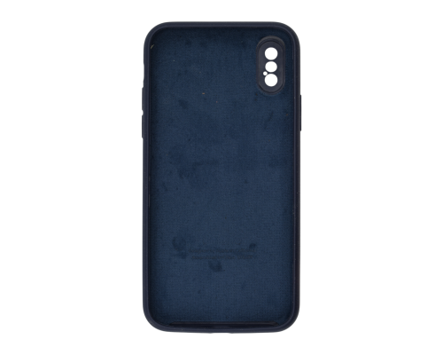 Чохол Silicone Case Full Camera Protective iPhone X(XS) dark blue PLS-00-00157616