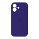Чохол Silicone Case Full Camera Protective iPhone 17 dark purple PLS-00-00150703