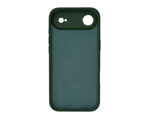 Чохол Silicone Case Full Camera Protective iPhone 17 Air dark green PLS-00-00155236