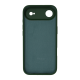Чохол Silicone Case Full Camera Protective iPhone 17 Air dark green PLS-00-00155236