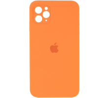 Чохол Silicone Case Квадратні Борти Full Camera iPhone 11 Pro papaya PLS-00-00104012