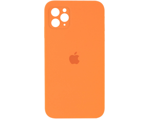 Чохол Silicone Case Квадратні Борти Full Camera iPhone 11 Pro papaya PLS-00-00104012