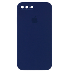 Чохол Silicone Case Квадратні Борти Full Camera iPhone 7 Plus midnight blue PLS-00-00103979