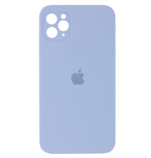 Чохол Silicone Case Квадратні Борти Full Camera iPhone 11 Pro Max mist blue PLS-00-00104007