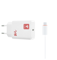 Зарядний пристрій FLYCDI FA-013 20W PD 3A USB-C з кабелем Type-C white PLS-00-00133884