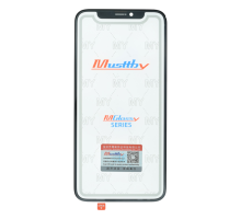 Скло дисплея iPhone X з OCA black (Musttby) PLS-00-00145706