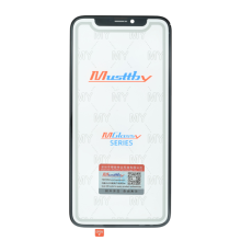 Скло дисплея iPhone X з OCA black (Musttby) PLS-00-00145706