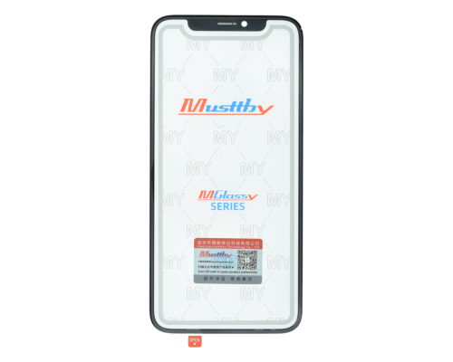 Скло дисплея iPhone X з OCA black (Musttby) PLS-00-00145706