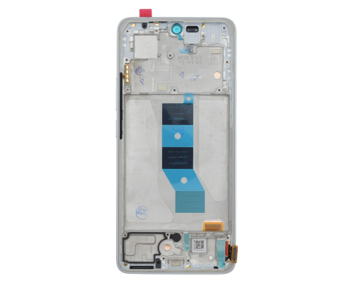 Дисплей Xiaomi Poco M7 Pro 5G з сенсором та рамкою silver (OEM) PLS-00-00167143