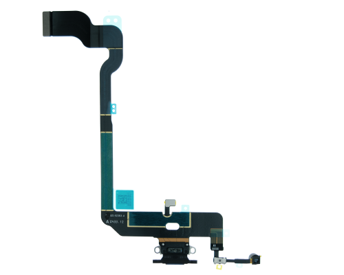 Шлейф iPhone XS з роз'ємом зарядки black (Original) PLS-00-00107215