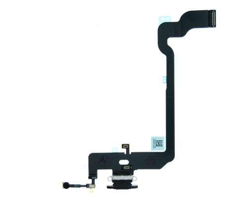 Шлейф iPhone XS з роз'ємом зарядки black (Original) PLS-00-00107215