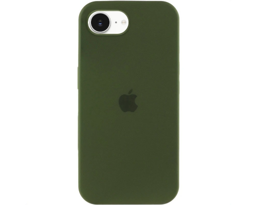 Чохол Silicone Case Full Protective iPhone 16e dark olive PLS-00-00142237
