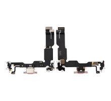 Шлейф iPhone 15 Plus з роз'ємом зарядки pink (Original Used) PLS-00-00112835