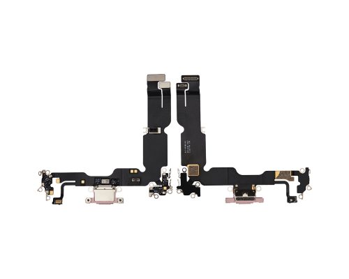 Шлейф iPhone 15 Plus з роз'ємом зарядки pink (Original Used) PLS-00-00112835