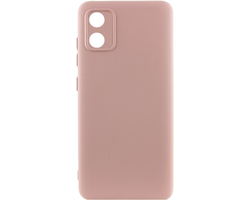 Чохол Silicone Cover Full Camera Motorola Moto E13 pink sand PLS-00-00118085