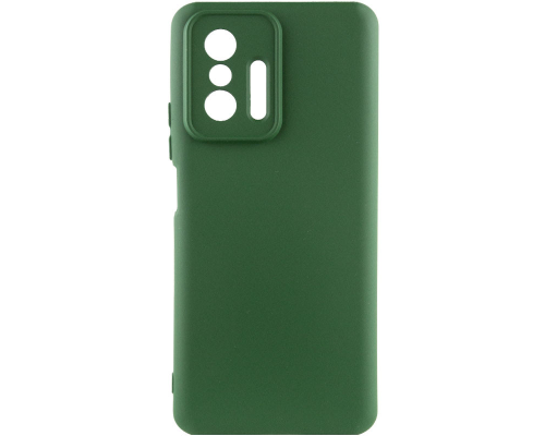 Чохол Silicone Cover Full Camera Xiaomi 11T dark green PLS-00-00118520