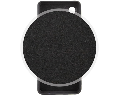 Чохол Silicone Cover Full Camera Motorola Moto E40 black PLS-00-00118098