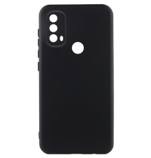 Чохол Silicone Cover Full Camera Motorola Moto E40 black PLS-00-00118098