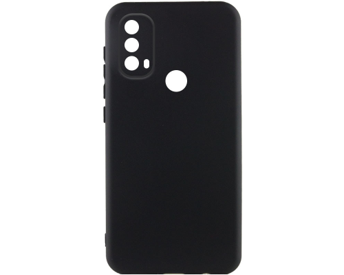 Чохол Silicone Cover Full Camera Motorola Moto E40 black PLS-00-00118098