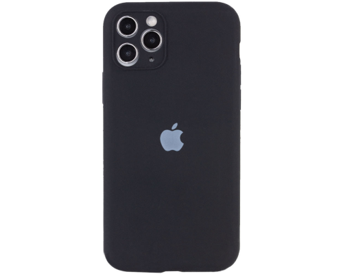 Чохол Silicone Case Full Camera Protective iPhone 12 black PLS-00-00100401