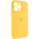 Чохол Silicone Case Full Camera Protective iPhone 15 Pro yellow PLS-00-00111547