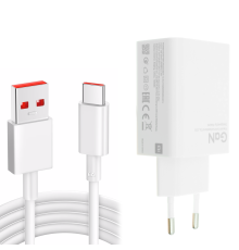 Зарядний пристрій Xiaomi 55W 1USB-A з кабелем Type-C (Original China) white PLS-00-00130671