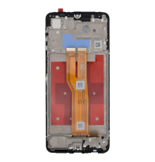 Дисплей Samsung A075 Galaxy A07 з сенсором та рамкою black PLS-00-00155319