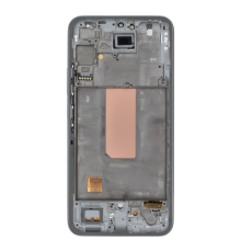 Дисплей Samsung A346 Galaxy A34 (2023) з сенсором та рамкою silver (OLED) (Small size) PLS-00-00141430