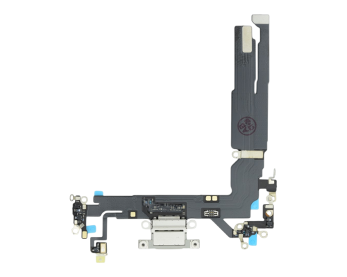 Шлейф iPhone 17 з роз'ємом зарядки white (Original China) PLS-00-00152697