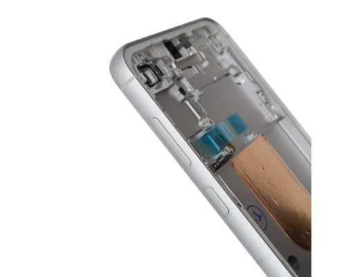Дисплей Samsung S711 Galaxy S23 FE з сенсором та рамкою silver (Original Assembled) PLS-00-00148352