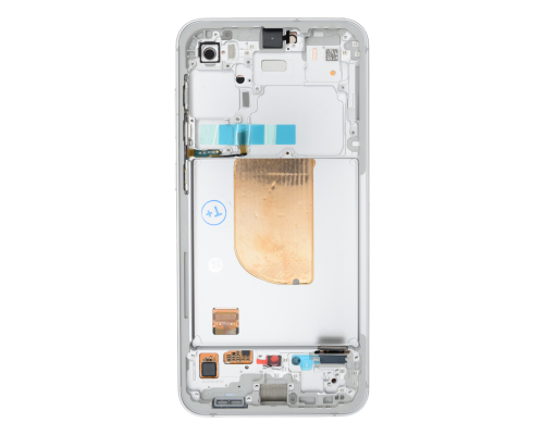 Дисплей Samsung S711 Galaxy S23 FE з сенсором та рамкою silver (Original Assembled) PLS-00-00148352