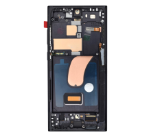 Дисплей Samsung S918 Galaxy S23 Ultra з сенсором та рамкою black (OLED) (Small size) PLS-00-00137705