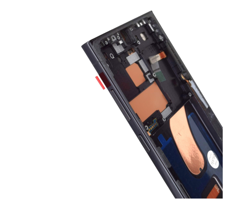 Дисплей Samsung S918 Galaxy S23 Ultra з сенсором та рамкою black (OLED) (Small size) PLS-00-00137705