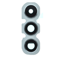 Скло камери Samsung A346B Galaxy A34 2023 з рамкою silver PLS-00-00122616