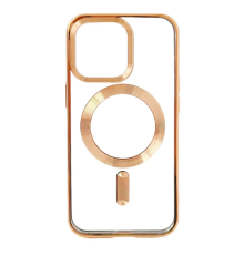Чохол Fashion Case with MagSafe iPhone 12 (12 Pro) gold PLS-00-00116242