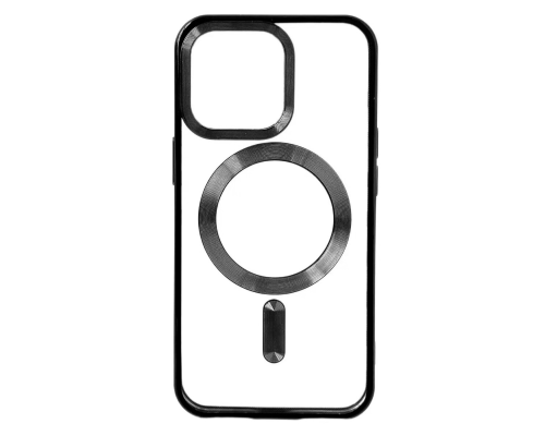 Чохол Fashion Case with MagSafe iPhone 14 Pro black PLS-00-00116362