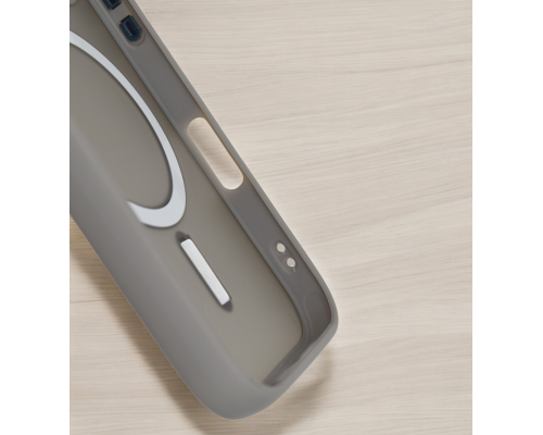 Чохол TPU+PC Metal Buttons with MagSafe iPhone 16 Pro desert titanium PLS-00-00135469