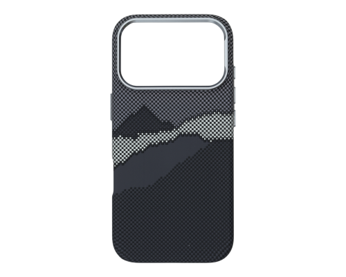 Чохол D Glory Ultra Slim with MagSafe iPhone 17 Pro silver mountain PLS-00-00154680