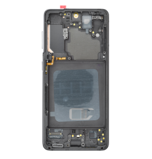 Дисплей Samsung G991 Galaxy S21 з сенсором та рамкою black (OLED) (Big size) PLS-00-00120448