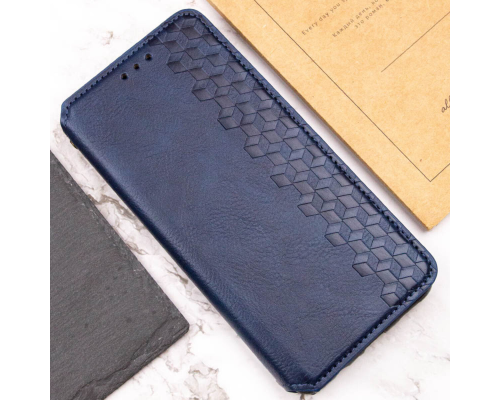 Чохол-книжка Leather Cubic Xiaomi Redmi Note 13 Pro Plus 5G blue PLS-00-00131707
