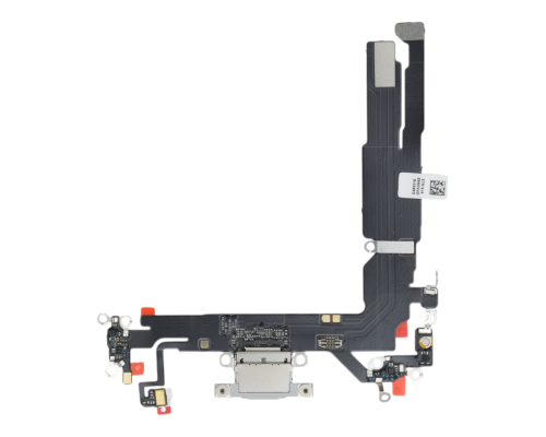 Шлейф iPhone 16 з роз'ємом зарядки white (Original China) PLS-00-00133998