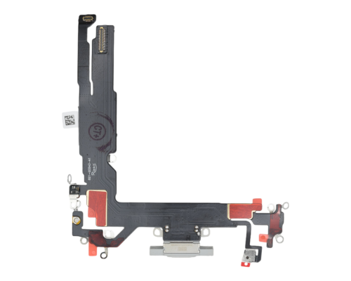 Шлейф iPhone 16 з роз'ємом зарядки white (Original China) PLS-00-00133998