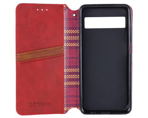 Чохол-книжка Leather Cubic Google Pixel 7 Pro red PLS-00-00162765