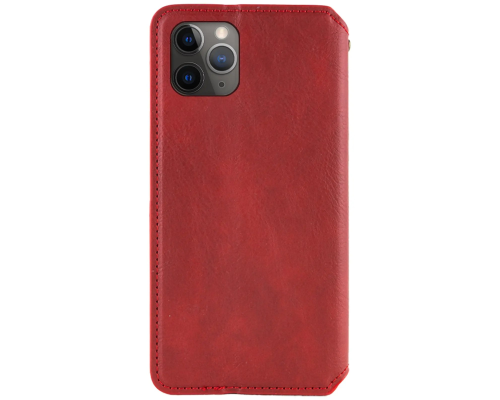 Чохол-книжка Leather Cubic для iPhone 11 Pro red PLS-00-00162723