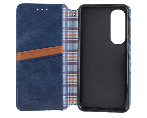Чохол-книжка Leather Cubic Oppo A60 4G blue PLS-00-00162825