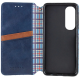 Чохол-книжка Leather Cubic Oppo A60 4G blue PLS-00-00162825