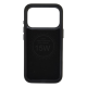 Чохол шкіряний Rally with Magnetic для iPhone 17 Pro black orange PLS-00-00164553