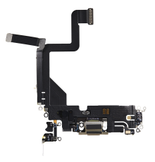 Шлейф iPhone 14 Pro з роз'ємом зарядки gold (Original) PLS-00-00107179