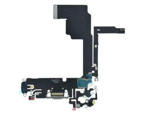 Шлейф iPhone 15 Pro з роз'ємом зарядки natural titanium (Original China) PLS-00-00112865